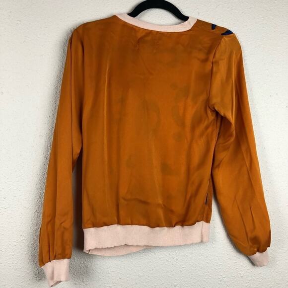 Phillip Lim For Target Animal Print Orange Sweater - Picture 2 of 7